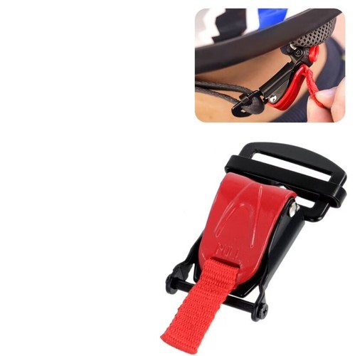 Quick release helmet - release, buckle