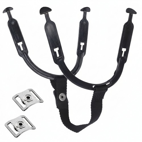 Black sports helmet buckle - black, kit