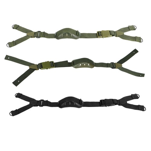 Adjustable helmet strap with - strap,