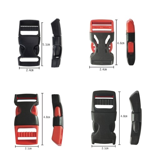 Plastic chin strap clip - plastic,